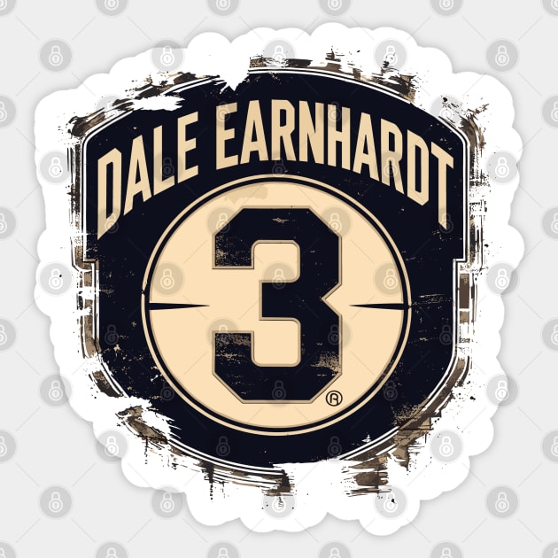 Dale Earnhardt-Classic-Racing-Car Sticker by JessArty